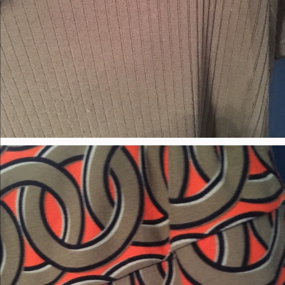 LuLaRoe Carly Large and TC Leggings